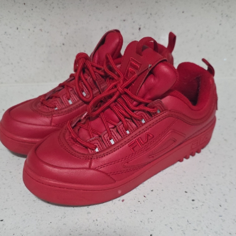 Fila Kids Bold Red Sneakers